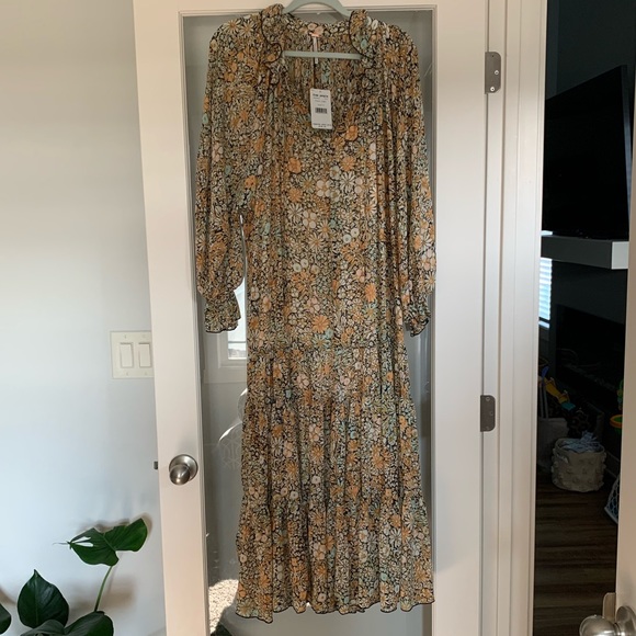 Free people feeling groovy dress in black combo - Picture 5 of 5